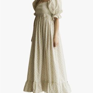 Nothing Fits But - Kiri maternity nursing nap dress - green gingham